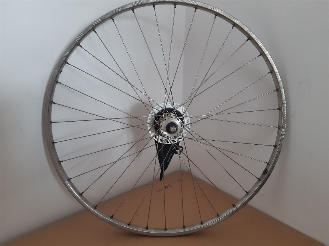 28" przód z hamulcem rolkowym Shimano stalowa obręcz Van Schothorst