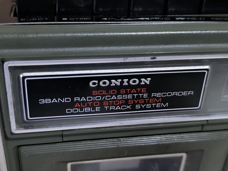 Conion CRC-39F Vintage Cassette – Rádio Anos 70 com Capa Original