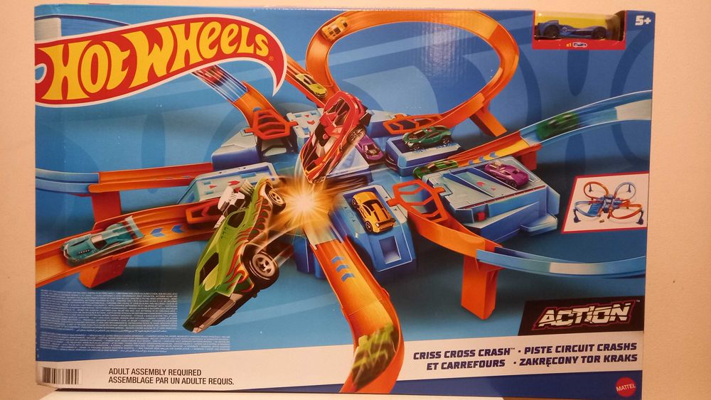 Моторизований трек Hot wheels Criss Cross Crash
