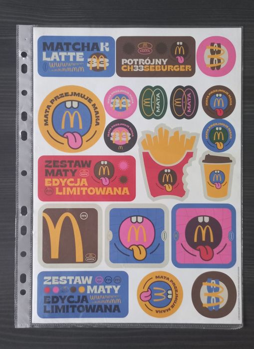 Naklejki McDonalds & Mata