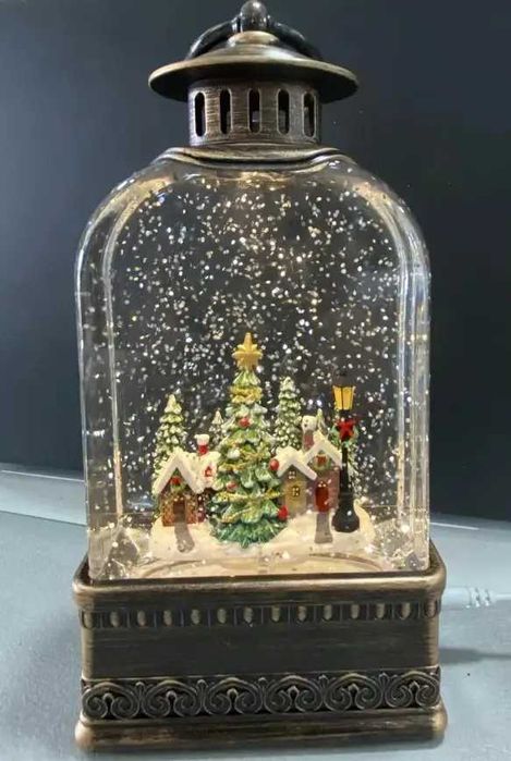 Нічник новорічний Старовинний ліхтар WDL-23013E з підсвіткою й музикою