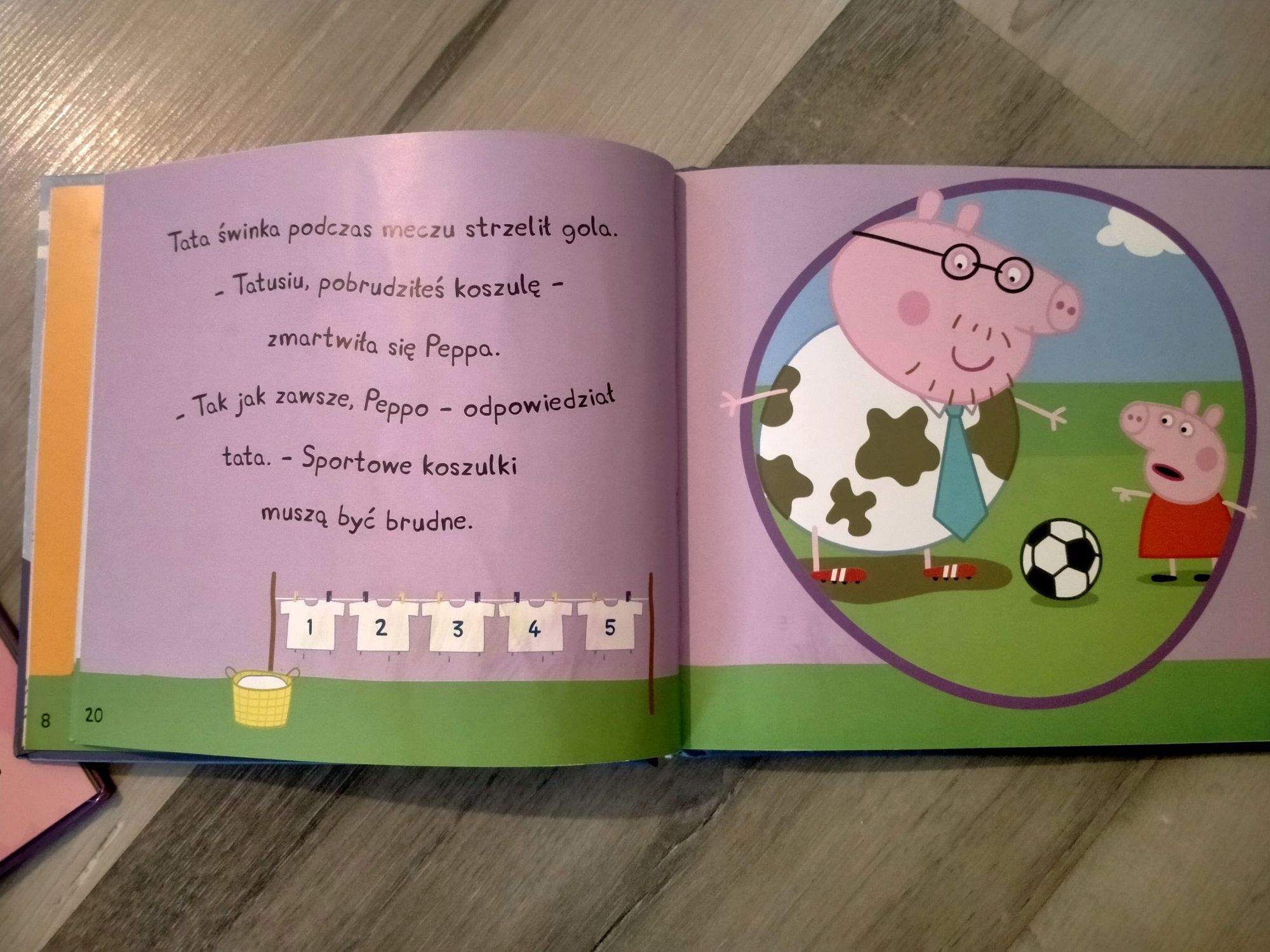 Książki dla dzieci z serii świnka Peppa magiczne podświetlane obrazki