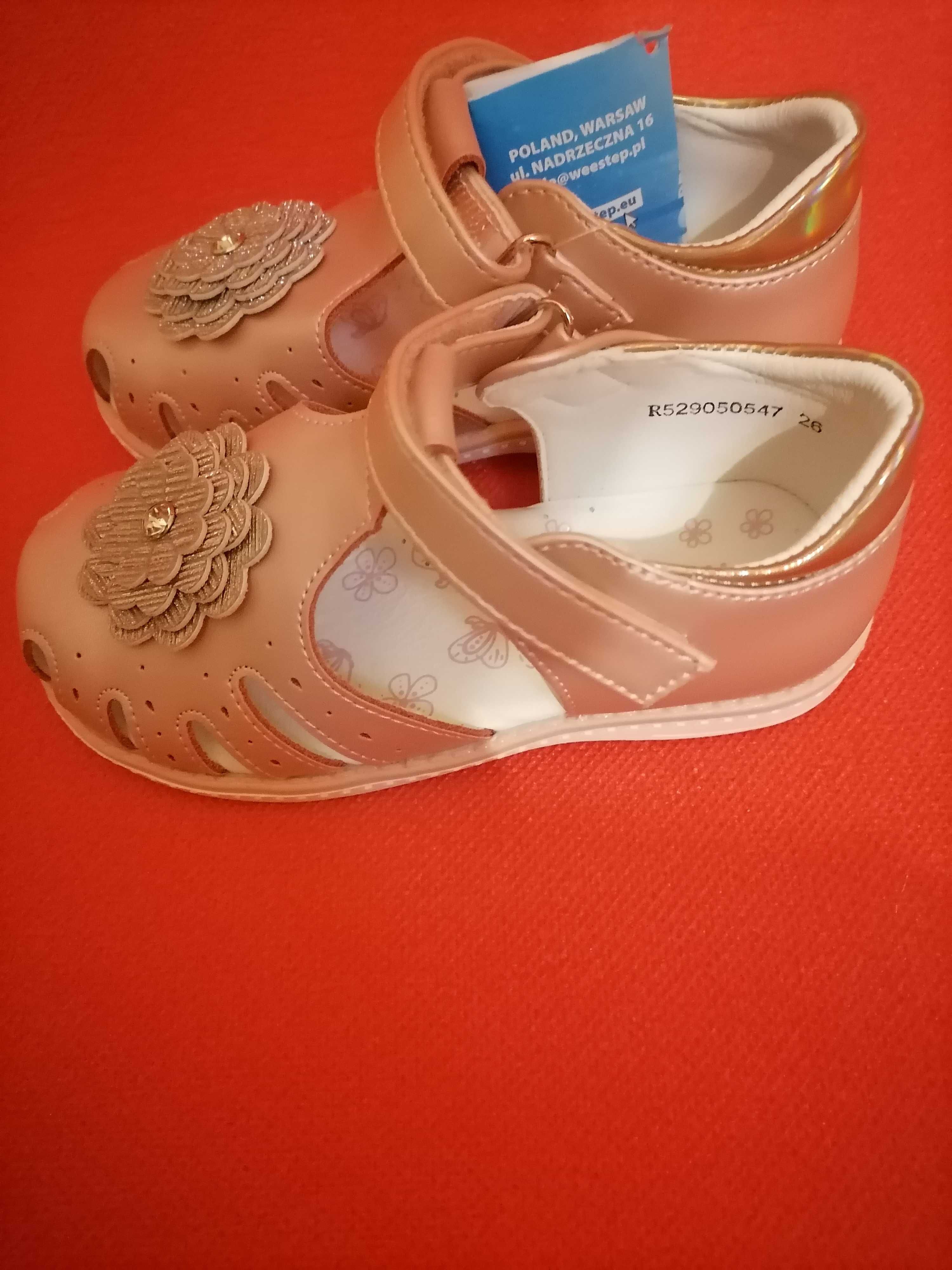 Босоножки, сандалии для девочки ТМ Weestep  28 размер