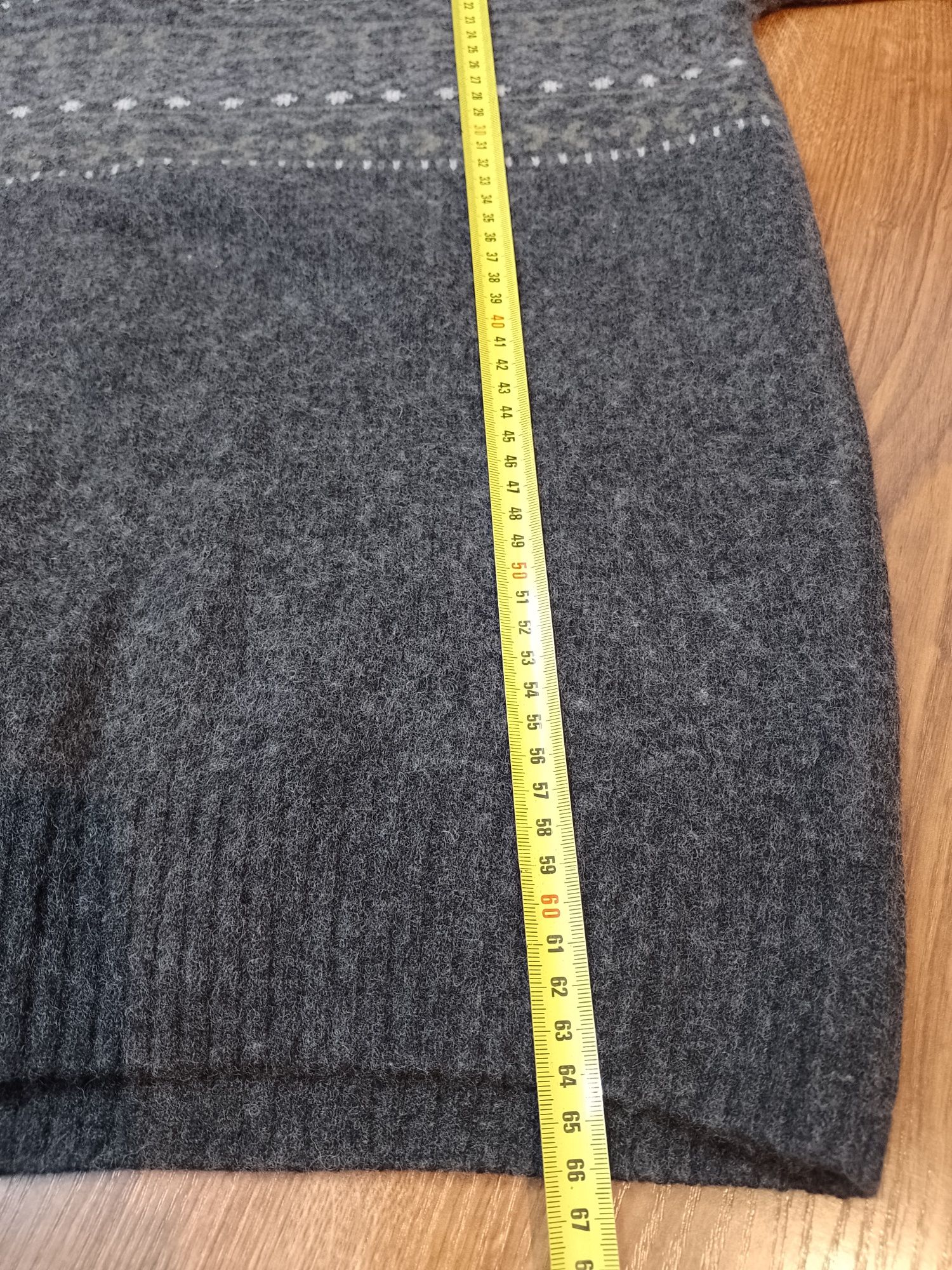 Sweter męski wełniany L
