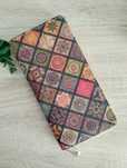 Nowy portfel damski korkowy wzorzysty mandala etno boho