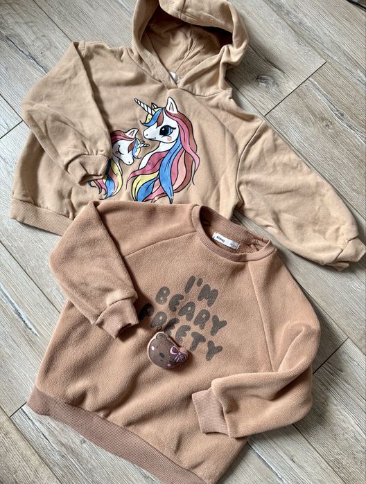 Jesienny zestaw ubranek dla dziewczynki 98 h&m