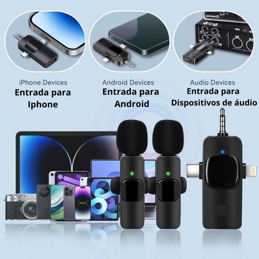 Microfone de Lapela NOVO E PROFISSIONAL