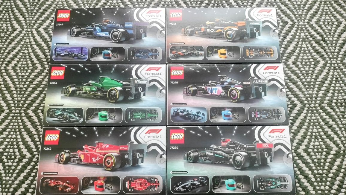 Lego Speed Champions Set Lot Formula 1