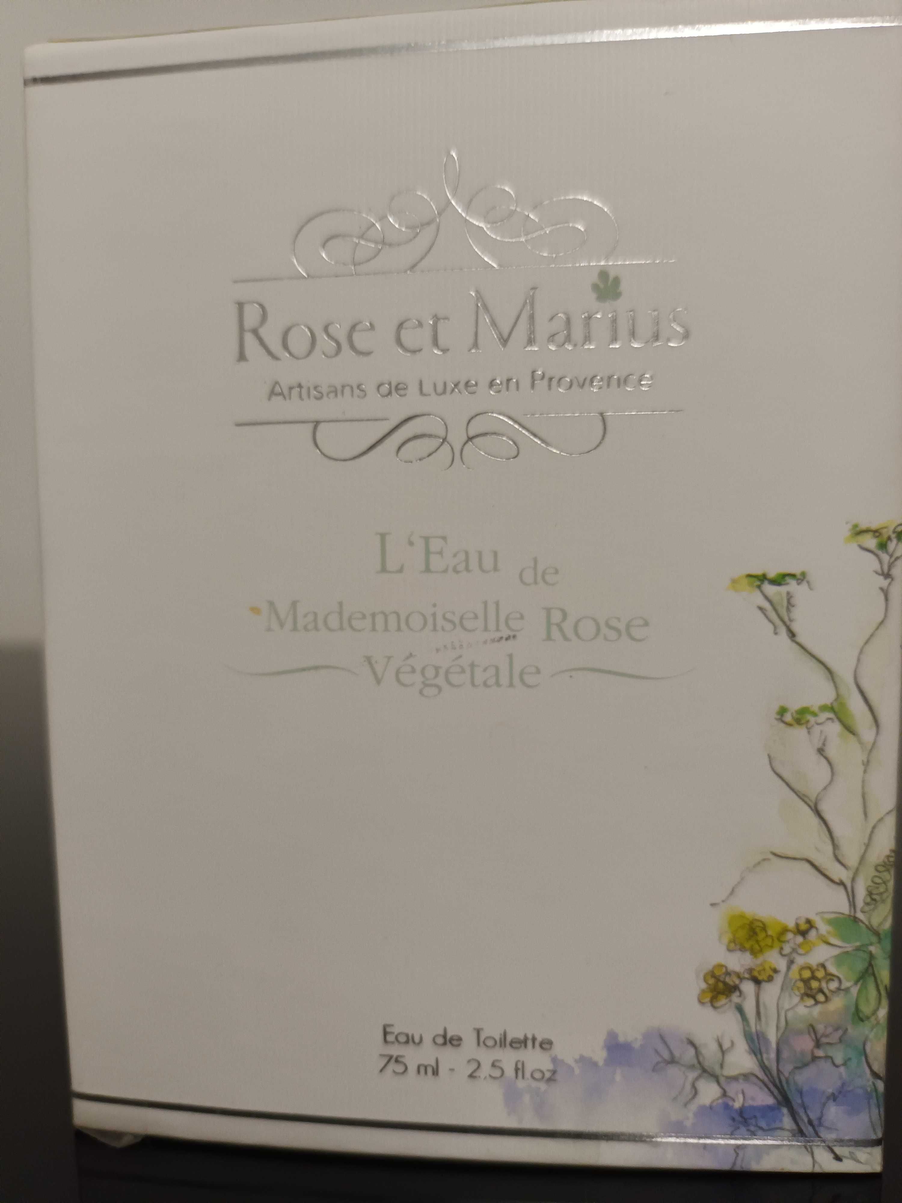 Rose et Marius L'Eau de Mademoiselle Rose Vegetale unikat