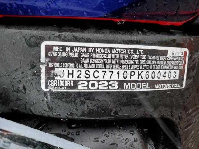 Honda CBR1000 RR  2023