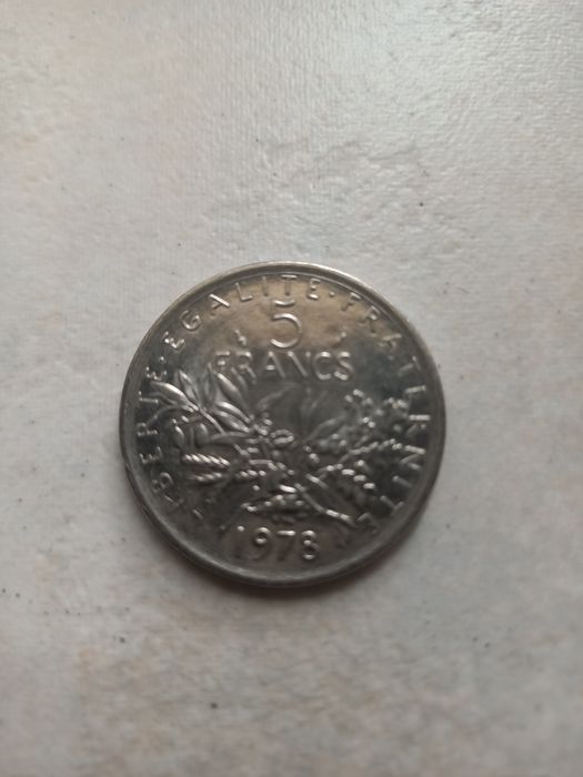 Moeda 5 francos 1978