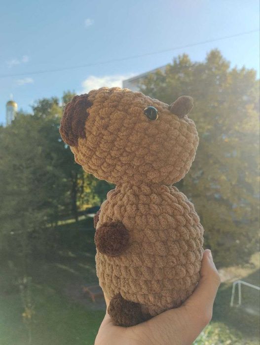 Капібара амігурумі, в'язана, ручна робота