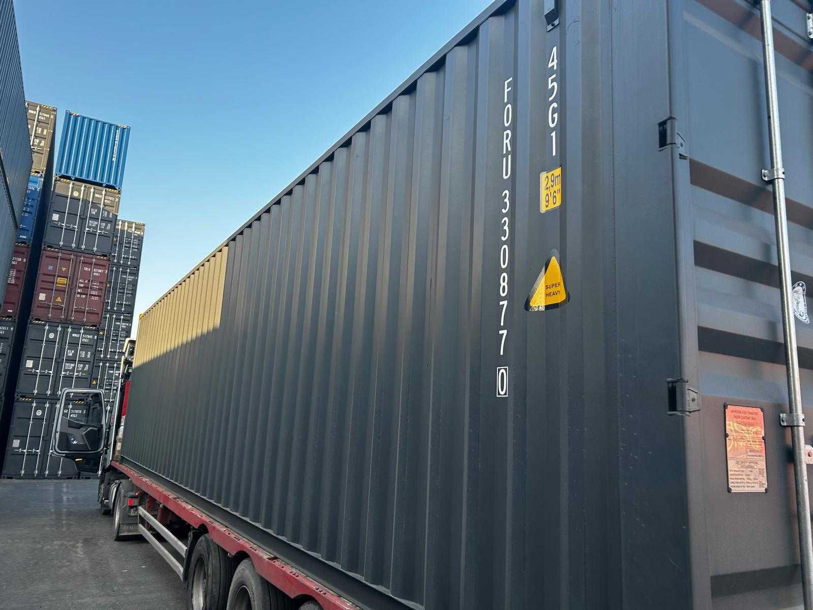 KONTENER morski, magazynowy 12 m podwyższony, 40 ft HC ONE WAY