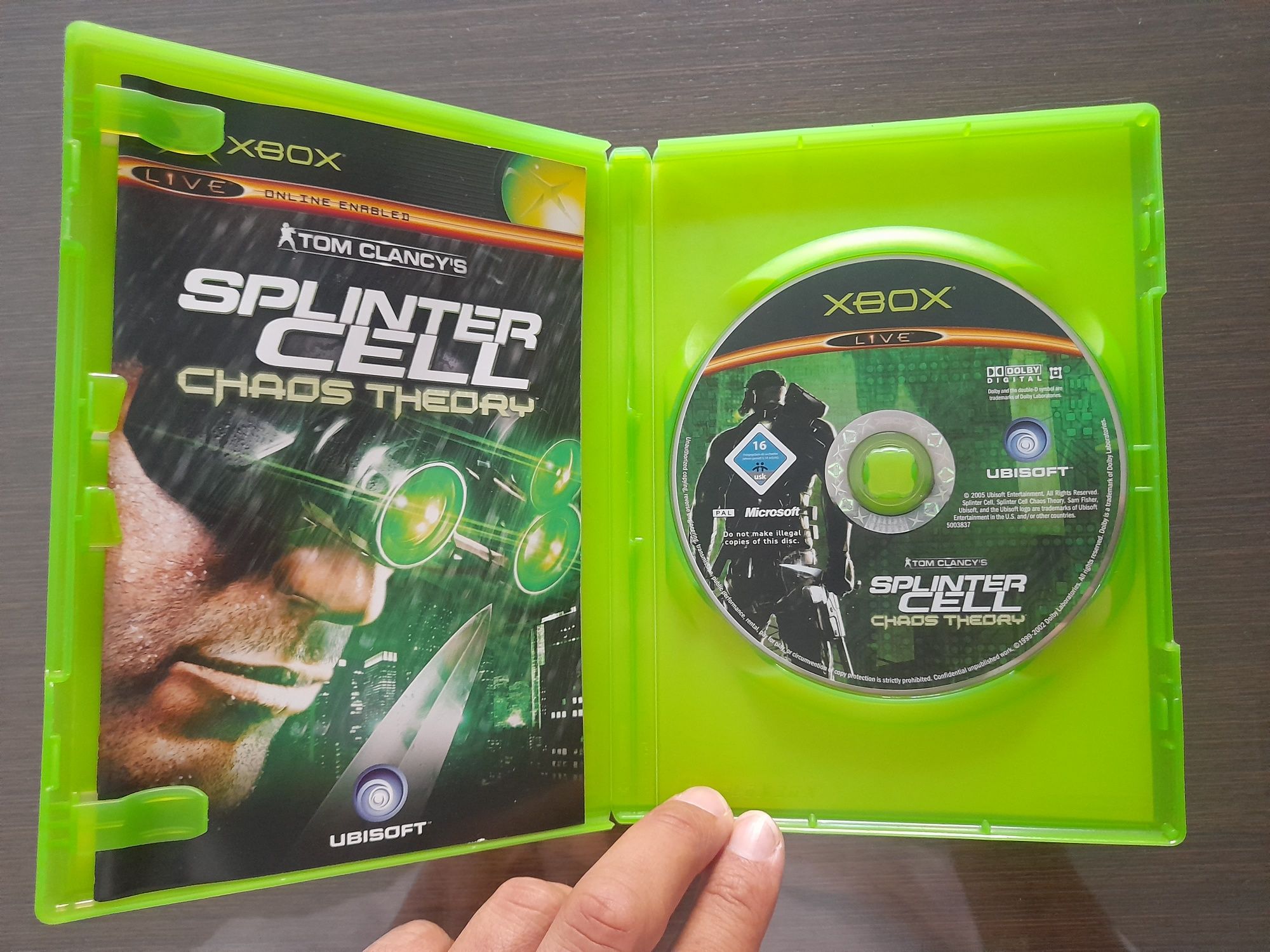 Splinter Cell Chaos Theory para a Xbox original