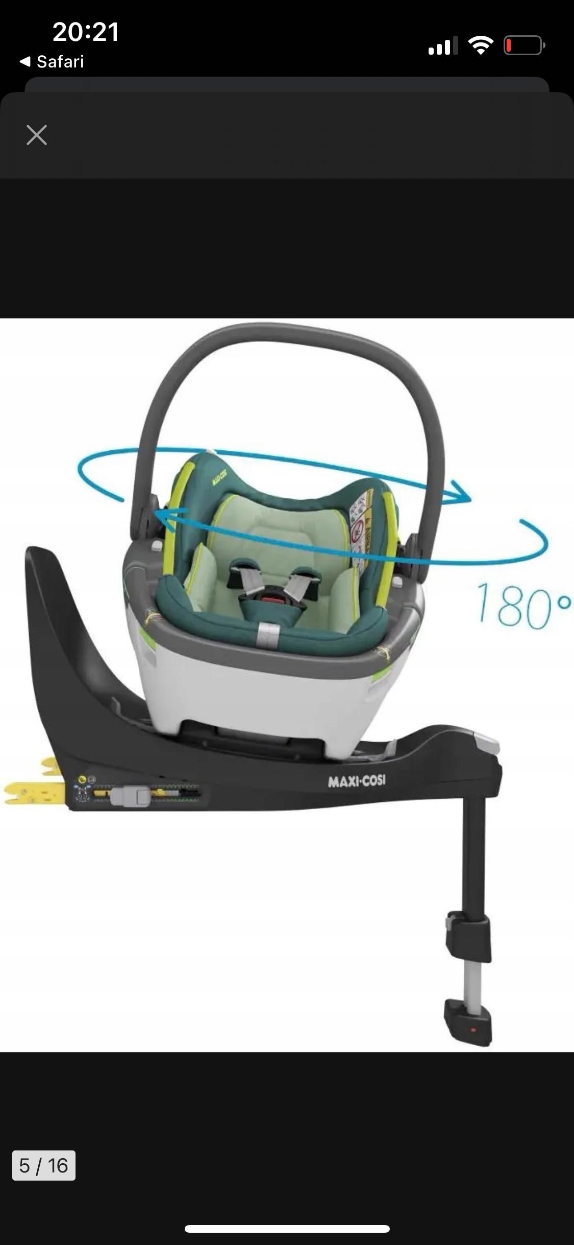 Fotelik maxi Cosi Coral 360