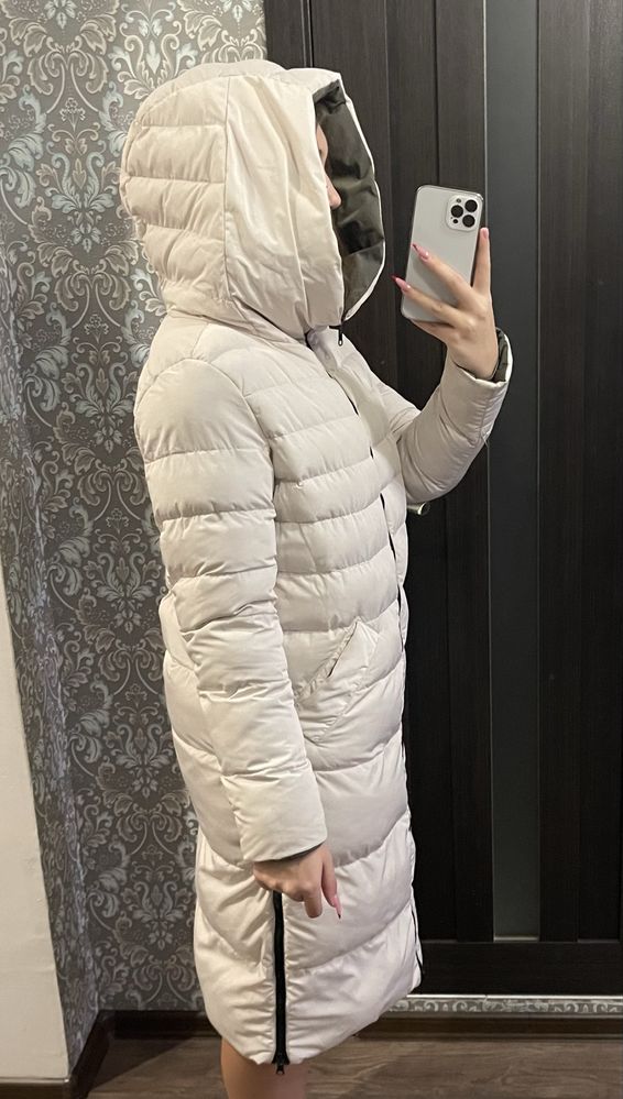 Зимовий пуховик двосторонній Keila/ пальто зимове/довга тепла куртка