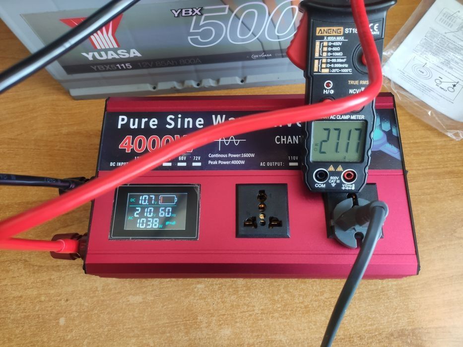 Przetwornica 12V 230V 4000W Inwerter 4kW Pełny Sinus Awaryjne Zasilani