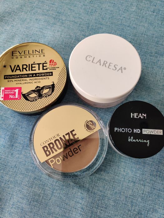 Puder bronzer podkład baza Dax Eveline Claresa Hean Bell