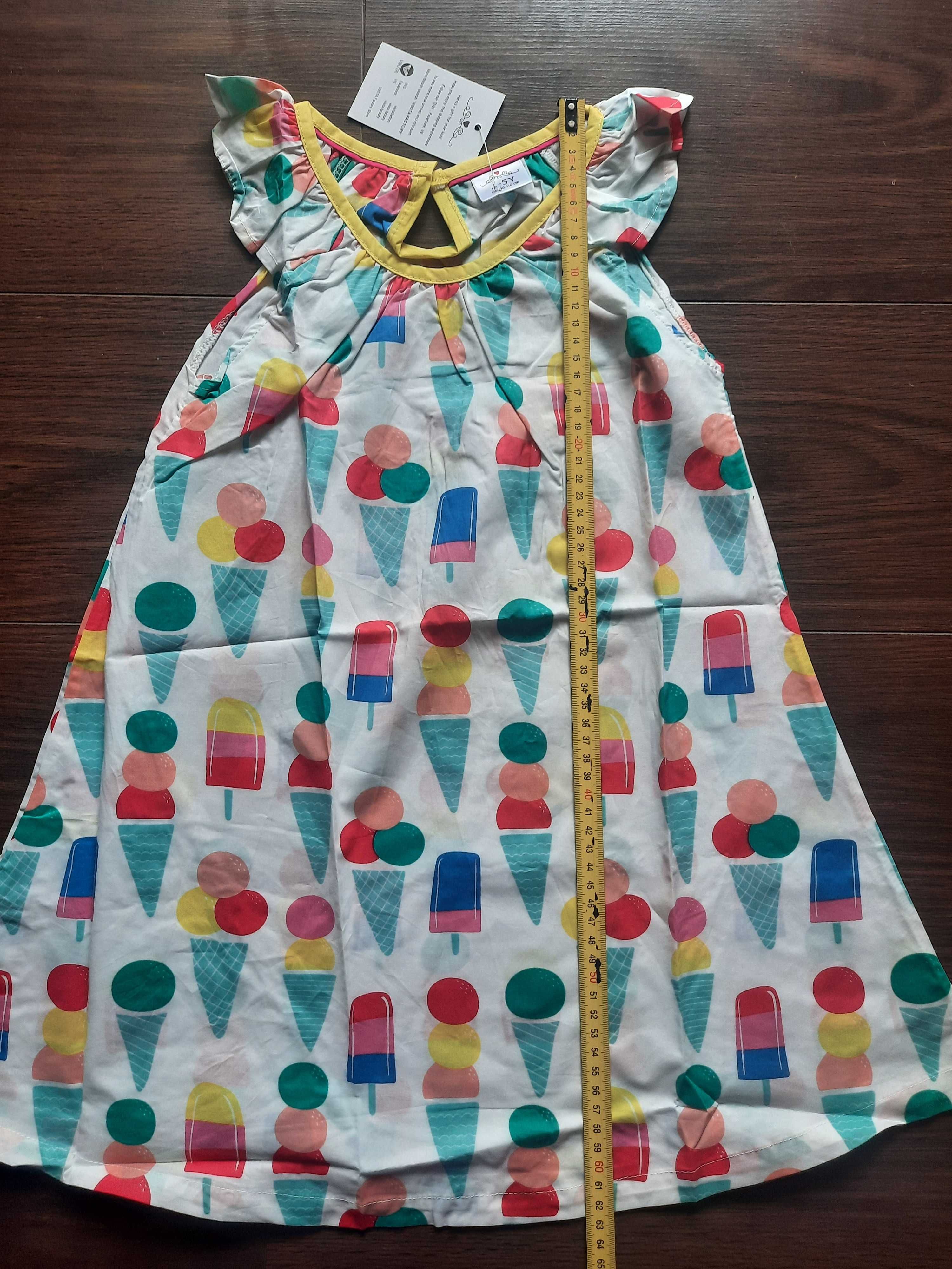 Новое летнее платье сарафан, 100% котон - ситец, на девочку 4-5Т / 110