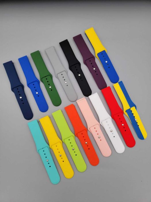 Ремінець силіконовий 20мм для смарт годинника, ремешок для часов