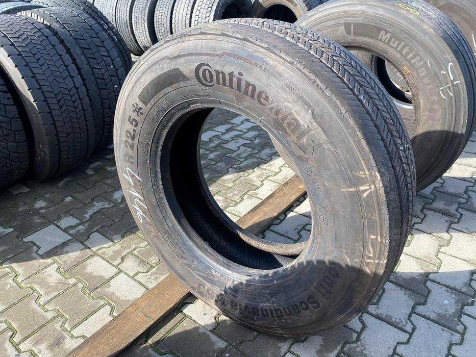 Opona używana prowadząca 315/70R22.5 CONTINENTAL SCANDINAVIA HS3 11mm