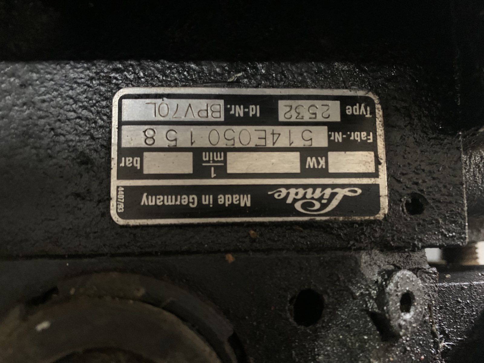Гидронасос  Linde BPV100, BPV70, BPV50