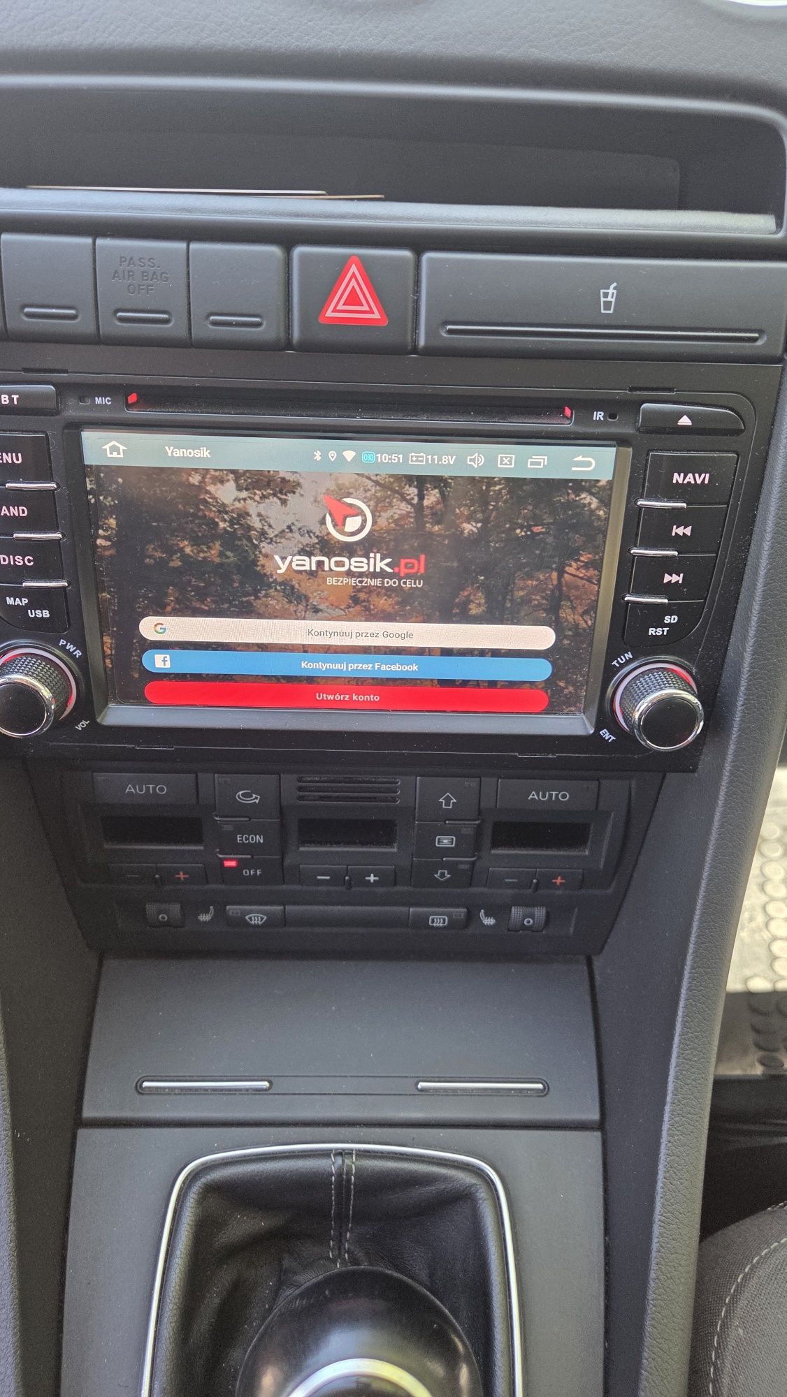 Radio carplay android seat exeo, audi a4b7, golf 5, 2din.