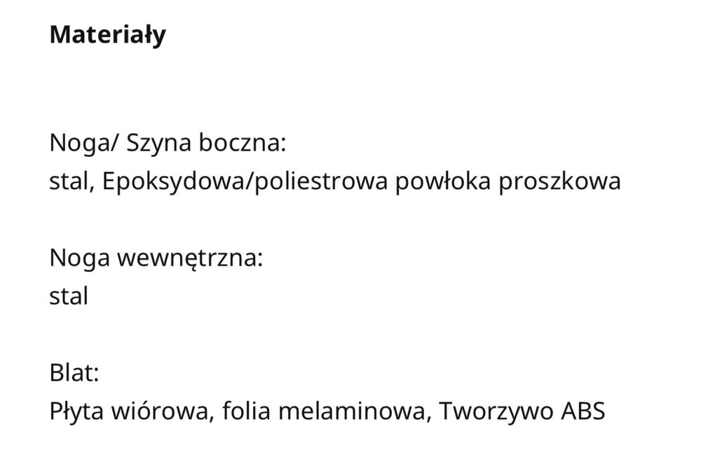 Vangsta ikea stół rozkładany 80/120cm x 70cm, stan niemal idealny