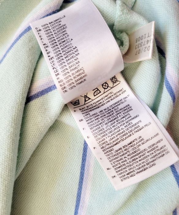 Koszulkadamska  polo miętowa Adidas pasuje na rozmiar 36/38