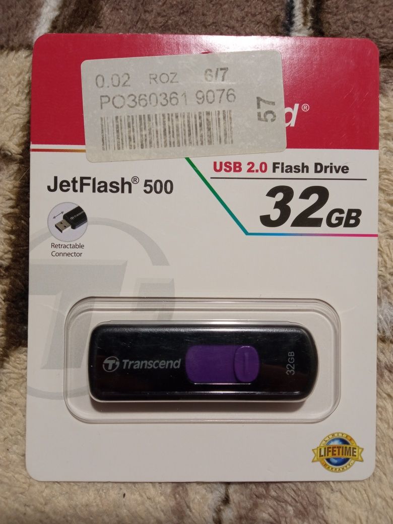 Флеш память USB Transcend JetFlash 530, 500 на 32 Gb, флешки