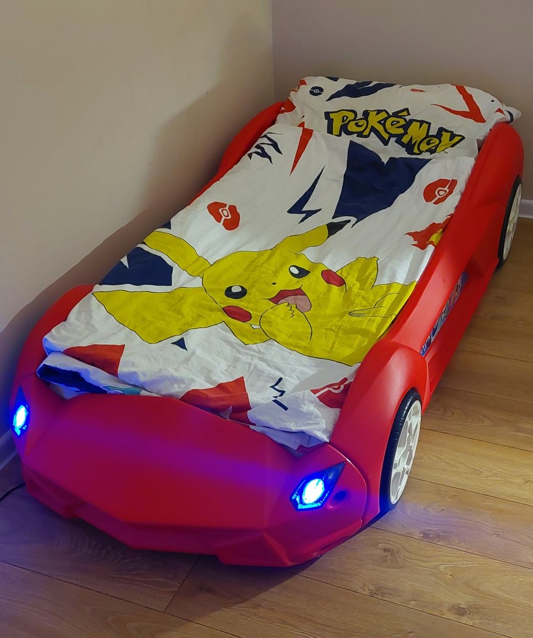Łóżko samochód Lamborghini wraz z materacem 160x70