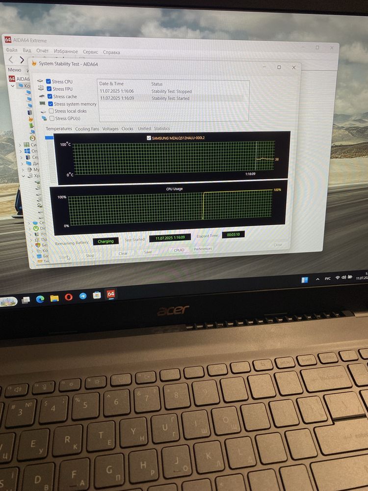 Acer Aspire 5 Intel і7-12650H/ IPS/ RAM 32/ 512 SSD гарний стан