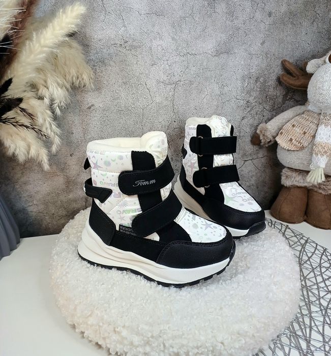 Дитячі зимові дутіки черевики Томм 28 29 30 31 32 для дівчинки чоботи