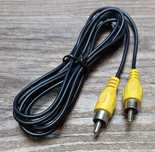 Kabel wtyk RCA ( Cinch ) - Wtyk RCA 1,8m Żółty