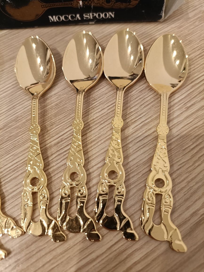 Łyżeczki Gold Plater Mocca Spoon