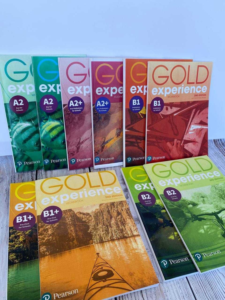Gold Experience 2nd edition A1, A2, A2+, B1, B1+,В2