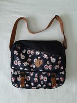 Mala a tiracolo para portátil com flores rosa - Ripcurl