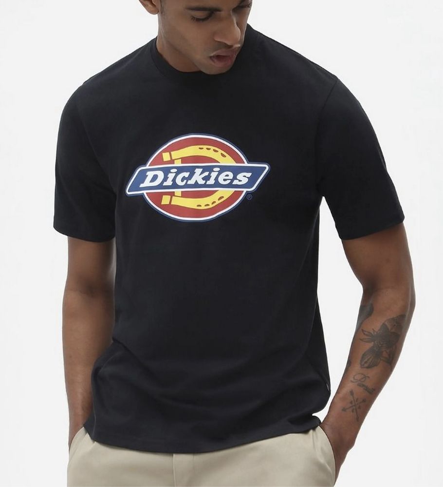 Мужские футболки Dickies Дикис черная белая темно синяя на подарок