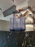 Сумка Marc Jacobs Denim Printed Leather Micro Tote Bag Blue