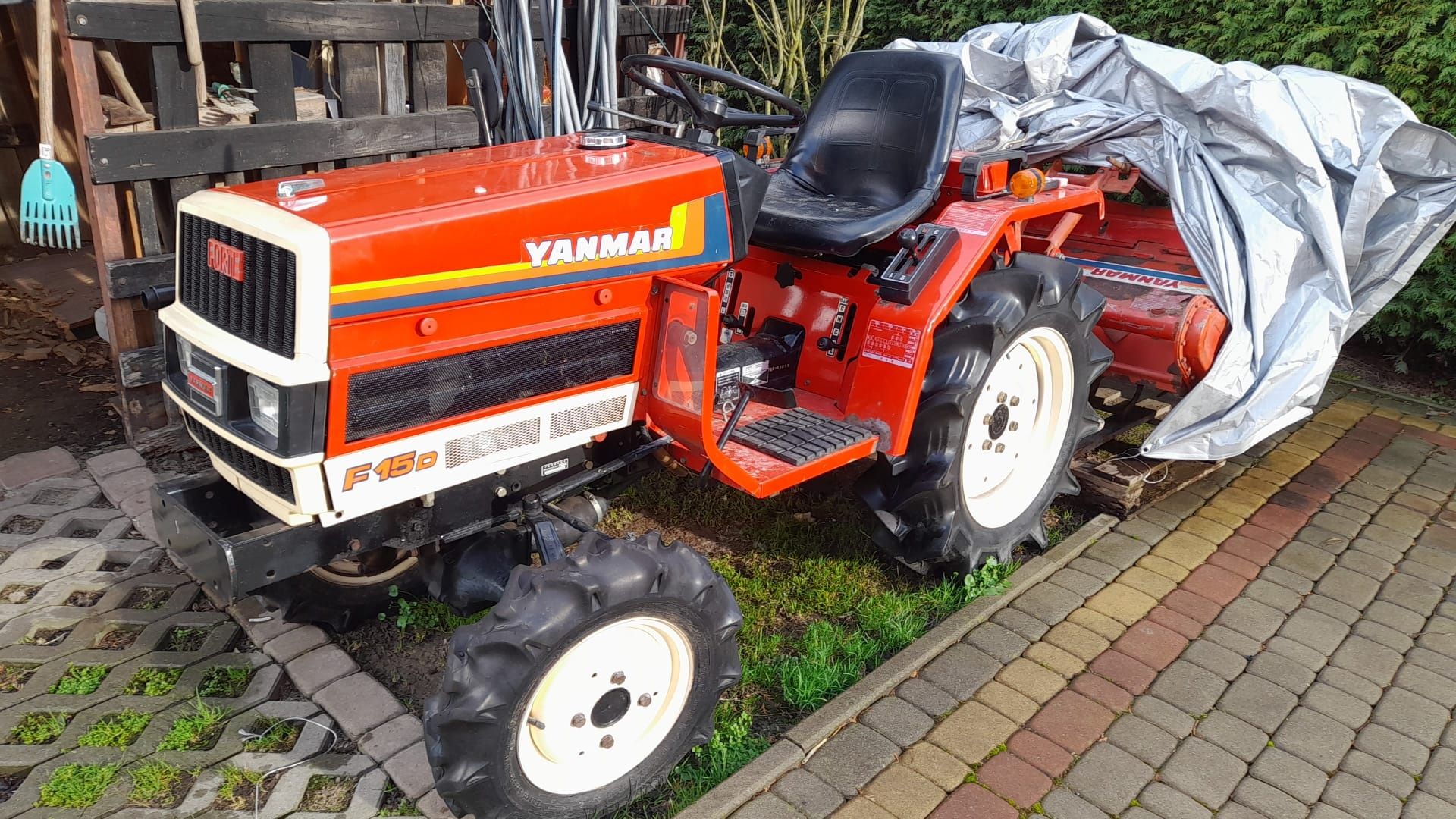 Yanmar f15d traktor mini ciągnik