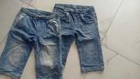 2 pary spodenek jeansowych 170