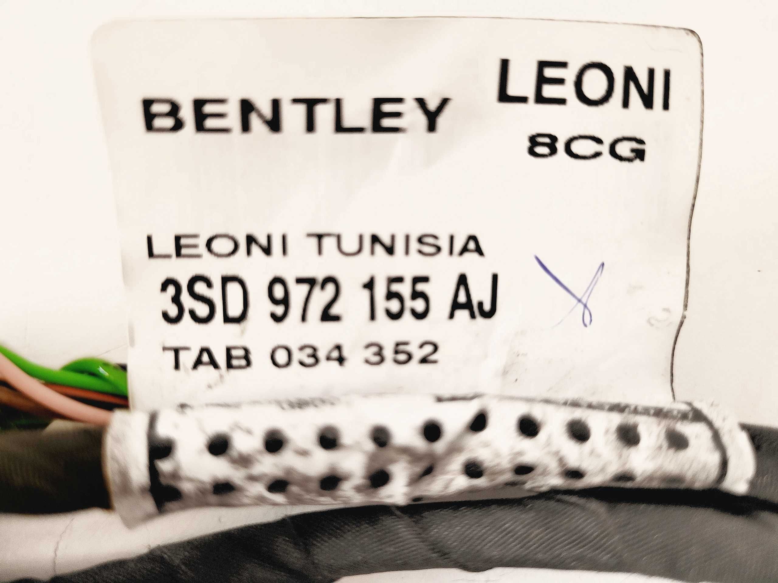 Bentley Continental GT GC 3SD wiązka przedniego zderzaka czujników PDC