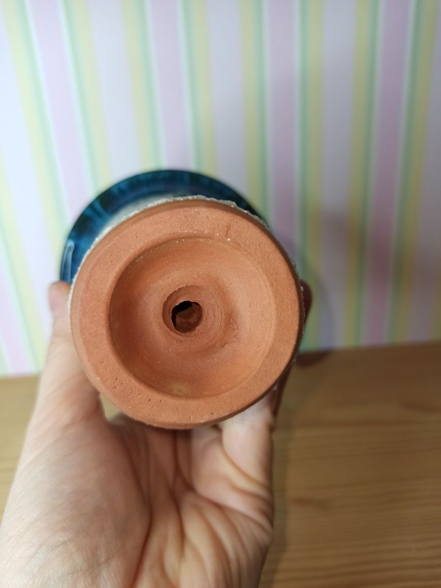 Kubek Pitagorasa kielich sprawiedliwości ceramiczny vintage FAT lava
