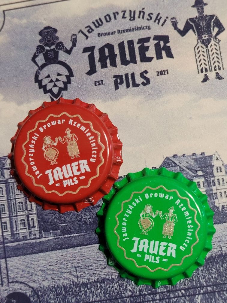 Kapsle piwne - polski browar JAUER, piwo