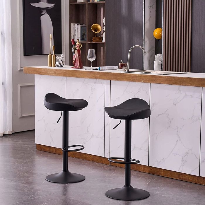 Hoker inna|Kidol&Shellder czarny 90 cm krzesło barowe