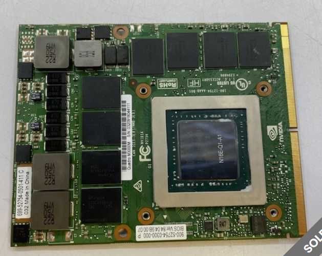 Відеокарта Nvidia quadro m3000m 4gb mxm b