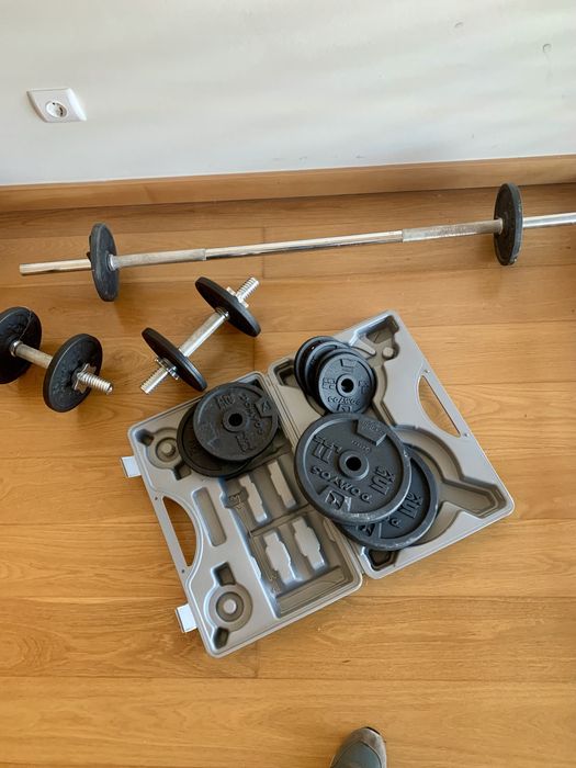 Set de halteres domyos da Decathlon