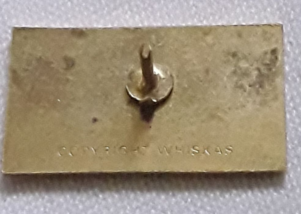 Pin Whiskas (original), como novo!