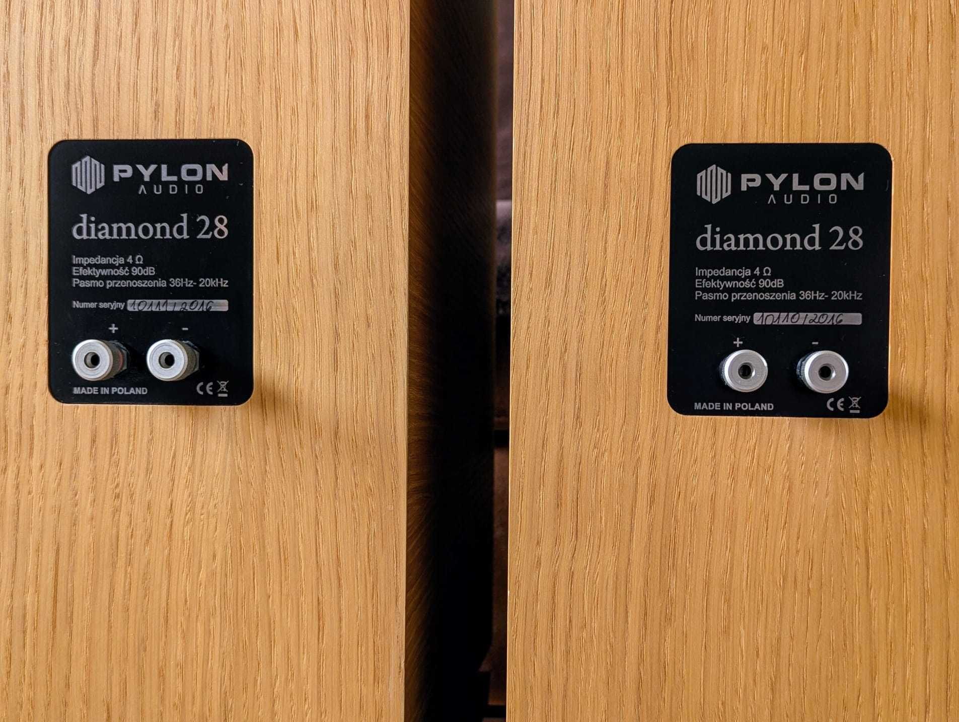 Pylon Audio Diamond 28 najdroższa wersja + maskownice + kolce