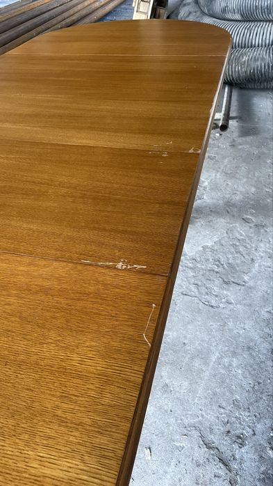 Стіл розкладний з масиву дуба + стільці 10шт